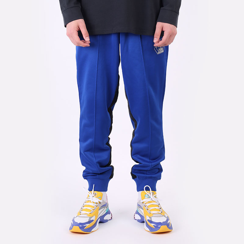 мужские синие брюки PUMA Rhuigi Track Pant 53257702 - цена, описание, фото 3